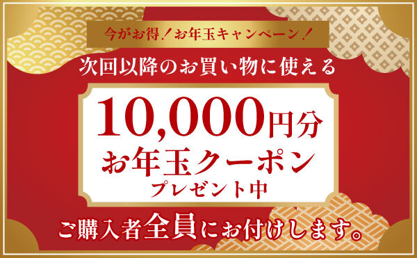 今がお得！お年玉キャンペーン実施中！