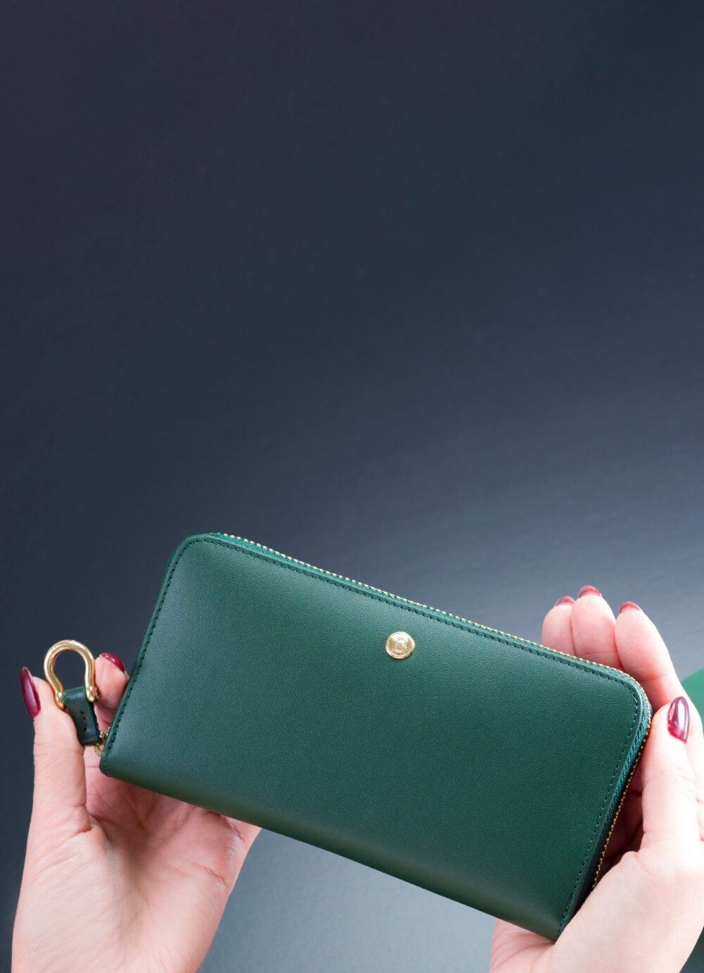 GL Wallet ホースレザーコンパクト長財布＜カバロ ベルデ＞