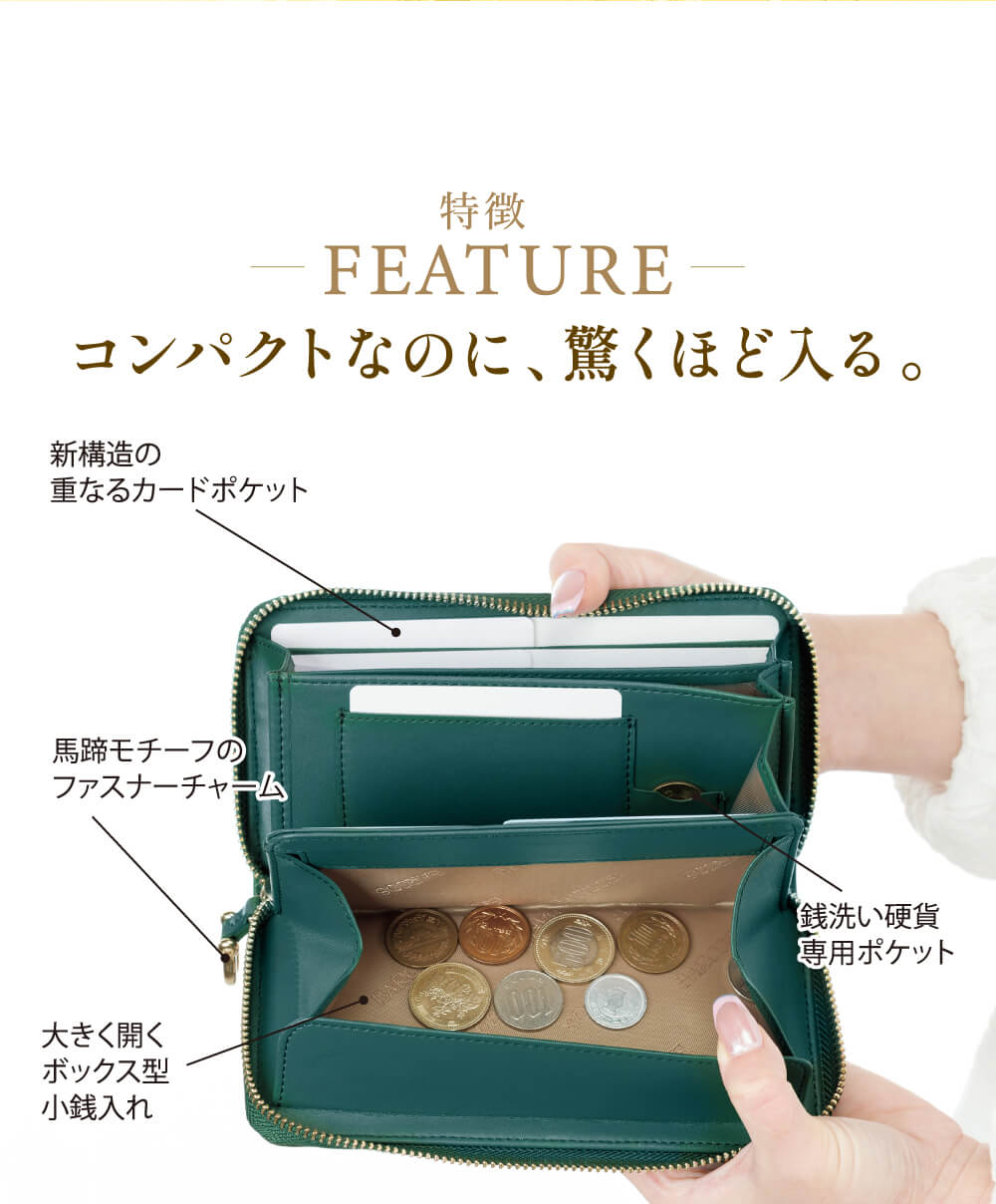 コンパクトなのに、驚くほど入る。