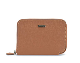 シュリンクレザーJ字折財布