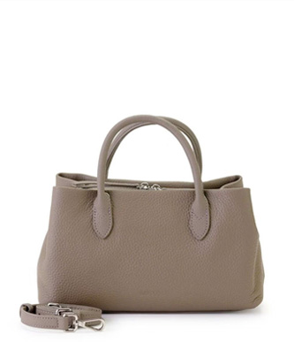 シュリンクレザー3層ハンドバッグ＜グラッツェ＞